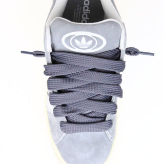 Gros lacet chaussure 18mm | Gris - Slaace - Laces - 1 paire - 100cm