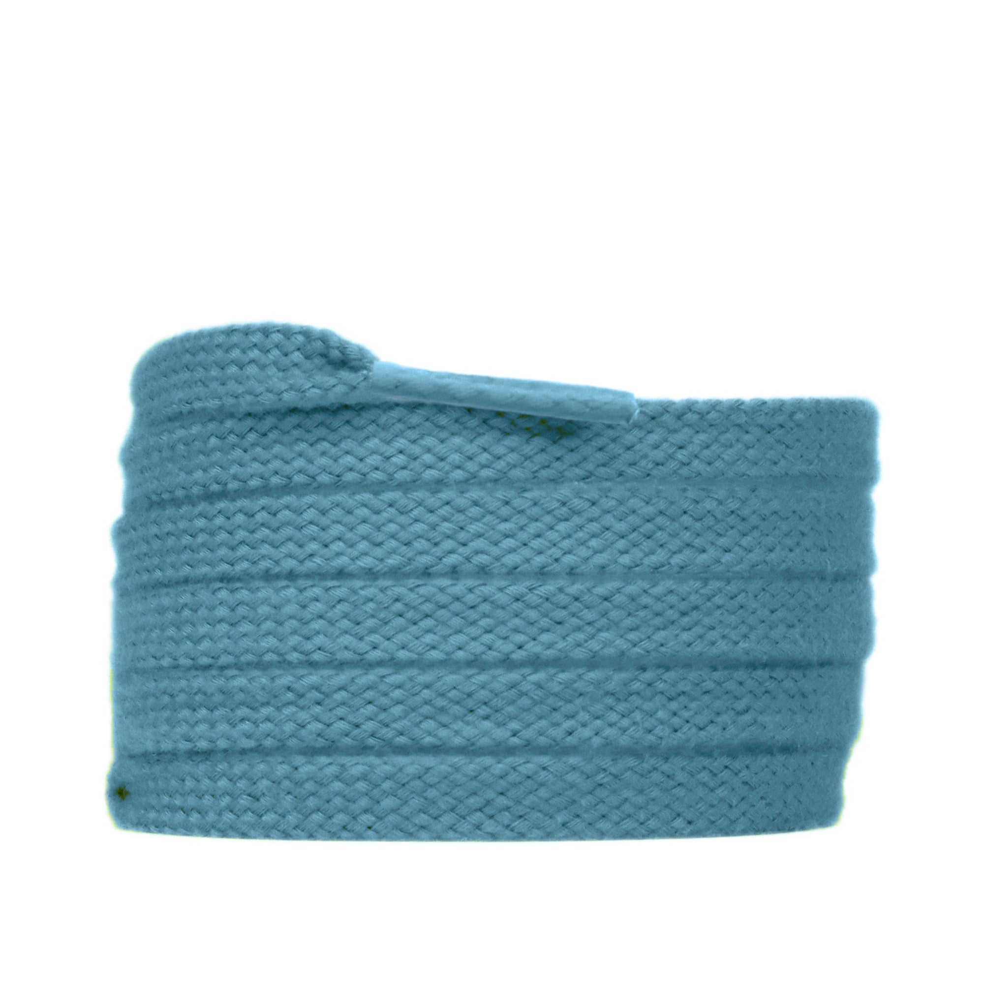 Lacet chaussure 8mm Bleu Turquoise fonce