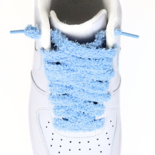 Lacet peluche 15mm | Bleu ciel - Slaace - Laces - 100cm -