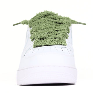 Lacet peluche 15mm | Vert kaki - Slaace - Laces - 100cm -