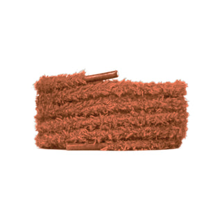 Lacet peluche 7mm | Brique