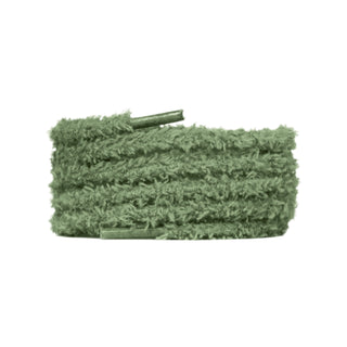 Lacet peluche 7mm | Vert foncé