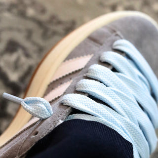 Large Shoelace 18mm | Sky Blue - Slaace - Laces - 1 pair - 100cm