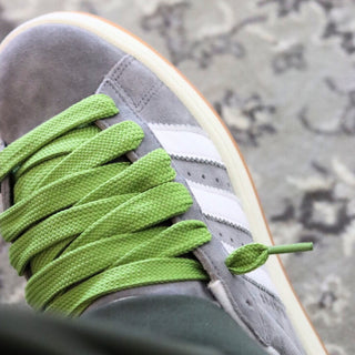 Large shoelace 18mm | Apple Green - Slaace - Laces - 1 pair - 100cm