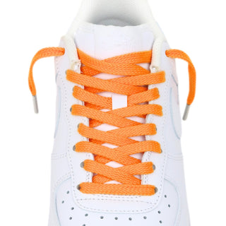 Lacet chaussure 8mm | Orange - Slaace - Laces - 1 paire - 130cm