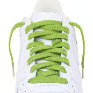 Lacet chaussure 8mm | Vert pomme - Slaace - Laces - 1 paire - 130cm