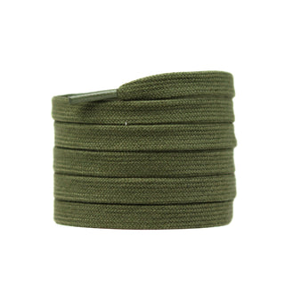 Lacet chaussure Premium 8mm | Vert Kaki - Slaace - Laces - 130cm -