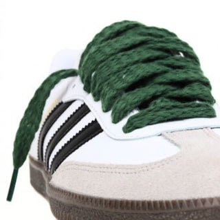 Lacet corde plat 15mm | Vert forêt - Slaace - Laces - 100cm -