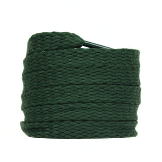 Lacet corde plat 15mm | Vert forêt - Slaace - Laces - 100cm -