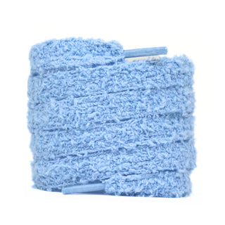 Lacet peluche 15mm | Bleu ciel - Slaace - Laces - 100cm -