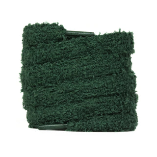 Lacet peluche 15mm | Vert forêt - Slaace - Laces - 100cm -