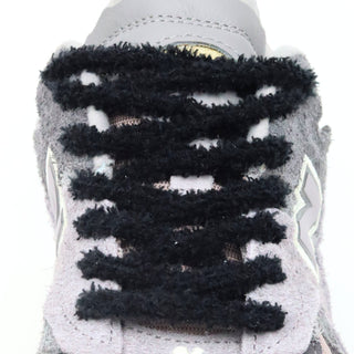 fuzzy lace 7mm | Black - Slaace - Laces - 1 pair - 100cm